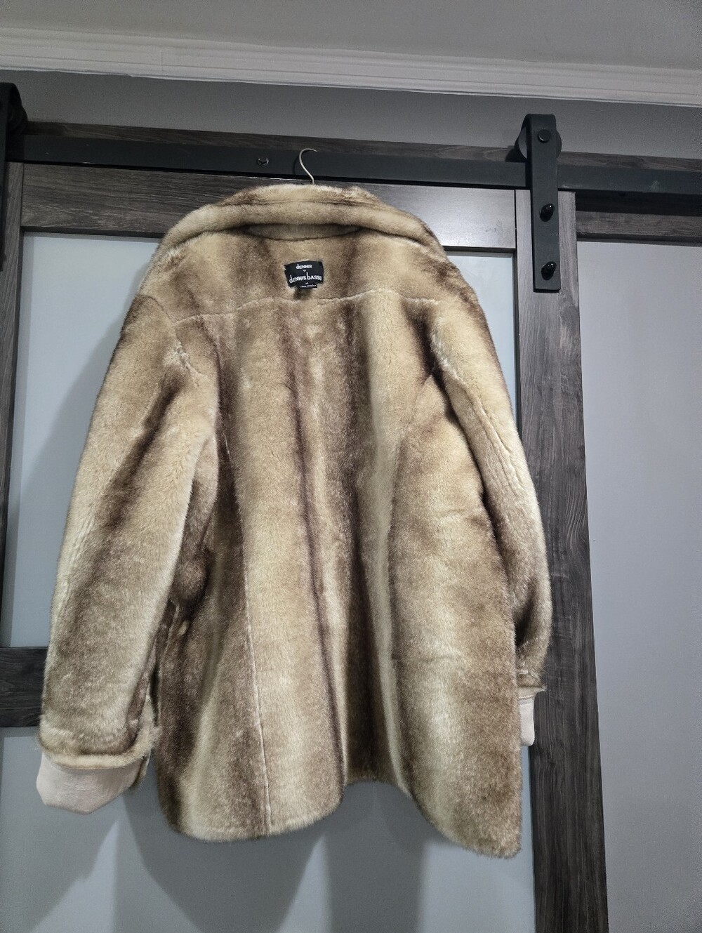 Vintage Y2K Dennis by Dennis Basso Reversible Penny Lane Coat Reversible Sz M - Picture 9 of 9